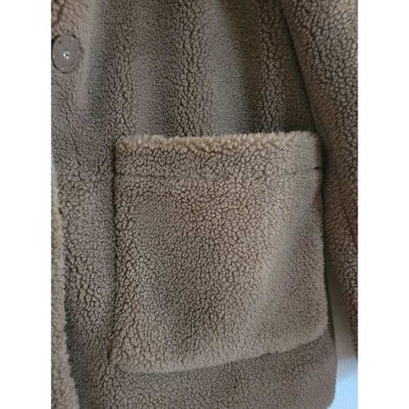 NWT Sz L Rebecca Minkoff Teddy Brown Jacket - Picture 3 of 7